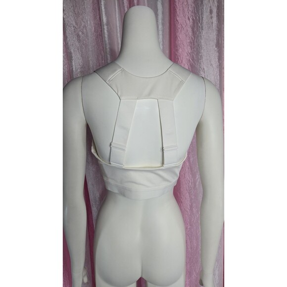 All In Motion Ivory High Support Molded Cups Sports Bra Size 38D - Picture 5 of 9